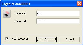 Logging on and off