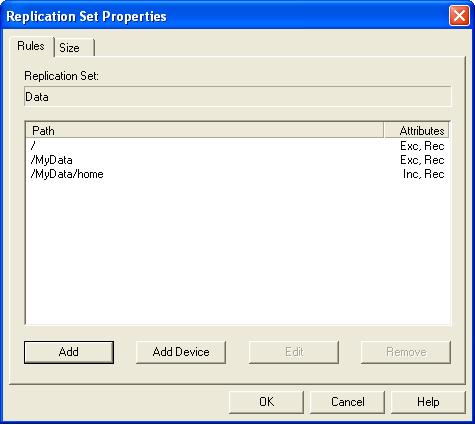 Creating or modifying replication rules manually