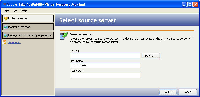 Select source